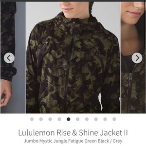 Lululemon rise and shine jacket